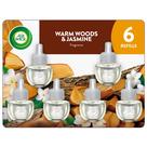 Refil de óleo para difusor elétrico Air Wick 6 unidades Warm Woods & Jasmine Refil de óleo para difusor elétrico Air Wick 6 unidades Warm Woods & Jasmine