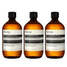 Refil de Sabonete Líquido Corporal Aesop Folha de Gerânio Cítrico 500ml x3
