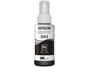 Refil de Tinta Preta Original Epson Ecotank T664 Compatível L121 L355 L365 L375 L395 L455 L475 L495 L555 L1300 - T664120