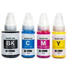 Refil de tinta SHUOLEI GI-290 kit com 4 unidades para impressoras Canon