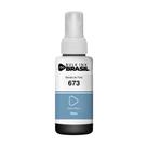 Refil de Tinta T673 T673520AL Ciano Claro Compatível Epson