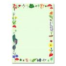 Refil Decorado para Caderno e Planner Argolado Fichário Love Garden Verde - Fina Ideia
