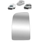 Refil do retrovisor mercedesbenz sprinter 2012 a 2019 lado esquerdo grande