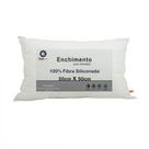 Refil Enchimento Fibra de Silicone Para Almofada 30x50cm