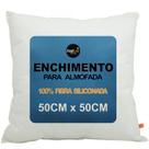 Refil Enchimento Fibra de Silicone Para Almofada 50x50cm