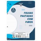 Refil Fichário A4 Pautado 96 Folhas Com Furos Animativa