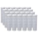 Refil Filtro Carvão Ativado 10 Polegadas X 2 1/2 - 24 Peças Azul