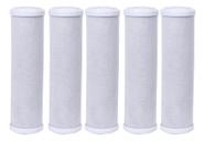 Refil Filtro Carvão Ativado 10 Polegadas X 2 1/2, 5 Peças Refil Filtro Carvão Ativado 10 Polegadas X 2 1/2, 5 Peças