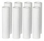 Refil Filtro Cavalete Polipropileno Liso 10 X 2 1/2, 8 Peças