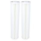 Refil Filtro Plissado 20'' 4,5'' Lavável BM Commerce 2 Unidades
