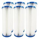 Refil Filtro Plissado Lavável 20 Polegadas X 4 1/2 - 8 Peças