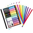 Refil Folha Fichário A4 Caderno Universitário c/500 Fls. coladas Color 4 furos - Spiral