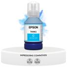 Refil Garrafa de Tinta Sublimatica Original Epson T49m T49M220 Ciano SureColor Para Impressoras F170 F570 F571