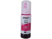 Refil Garrafa Tinta Epson Original EcoTank T504 T504320 Magenta Compatível L4150 L4160 L6161 L6171 L6191 L4260 L14150 L6270