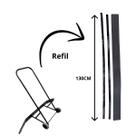 Refil jogo de borrachas para rodo propulsor 130 cm bralimpia