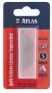 Refil lamina estilete trapezoidal atlas com 5 peças at1409