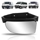 Refil lente espelho do retrovisor inferior lado esquerdo ducato boxer jumper 2006 a 2017 com base