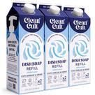Refil líquido de sabonete Cleancult 960 ml (pacote com 3) Fresh Rain