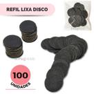Refil Lixa Disco Pedicuro Adesiva 100 unidades Envio Rápido