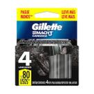 Refil Mach 3 Carbono com 4 Cartuchos - Gillette