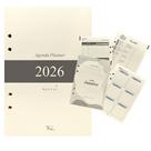 Refil Miolo Agenda Planner Fichário 350 Páginas Raffai