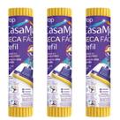 Refil Mop Com 3 Unid Seca Fácil Limpeza Piso e Vidro CasaMia