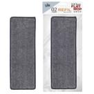 Refil Mop Flat Microfibra Rodo Mágico Lavável com 2 Unidades