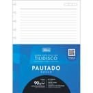 Refil para caderno Tilibra tilidisco 90g pautado 80 folhas