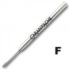 Refil Para Caneta Esferográfica Caran dAche Goliath F Preto Refil Para Caneta Esferográfica Caran dAche Goliath F Preto