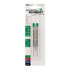 Refil para caneta esferográfica SCHMIDT P900 ponta média verde 2 unidades