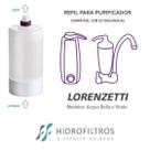 Refil Para Filtros De Torneira Lorenzetti Hf-01 - Hidrofiltros