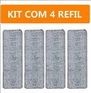 Refil Para Mop Flat Microfibra - 4 Unidades