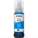 Refil para Tanque de Tinta Epson Ciano 574 até 2.100 Fotografias Refil para Tanque de Tinta Epson Ciano 574 até 2.100 Fotografias