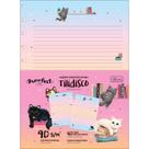 Refil para Tilidisco Universitário Purrfect Cats 50 Folhas 90 Gramas
