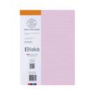 Refil Pautado Disko Rosa c/50 fls M 18x24,2cm RF22C071