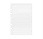 REFIL PAUTAS BRANCAS - Bloco com 30 Folhas para Caderno de Disco