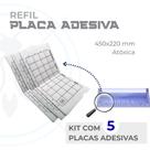 Refil Placa Adesiva 450x220 mm para Armadilha Luminosa Kit 5 Unidades Refil Placa Adesiva 450x220 mm para Armadilha Luminosa Kit 5 Unidades