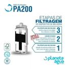 Refil Planeta Água PA200 Compatível Purificador Planeta Água Fit 200 Aqualar AP200 Aquaplus 200