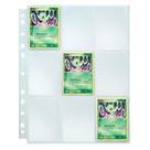 Refil Plástico Para Álbum de Cards 10F 9 Bolsos