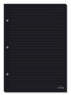 Refil Preto Pautado Caderno argolado - 30 fls.