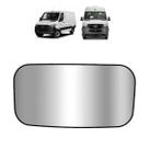 Refil retrovisor inferior pequeno sprinter 2020 a 2025 lado esquerdo com base