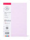 Refil Rosa Pautado A4 P/ Caderno de Disco 50 Folhas 11 Furos -