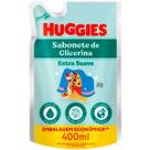 Refil Sabonete Líquido Glicerina Huggies Extra Suave 400ml