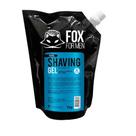 Refil Shaving Gel FOX 1kg Gel de Barbear Profissional