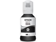 Refil Tinta Epson Modelo T504 Original 127ml Cor Preto