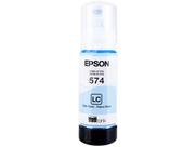 Refil Tinta Light Ciano T574 T574520 Original Epson Fotográfico Compatível Impressoras L8050 L18050