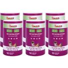 Refils Lint Roller Ruisticki, 4 polegadas, 90 folhas, pacote com 6