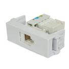 refinatto módulo tomada rj45 cat 5e branco - weg