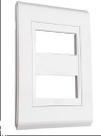 refinatto placa 4x2 2 posições premium branco - weg