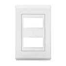 refinatto placa 4x2 2 posições style branco - weg refinatto placa 4x2 2 posições style branco - weg